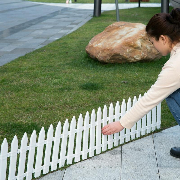 Plastic White Fence