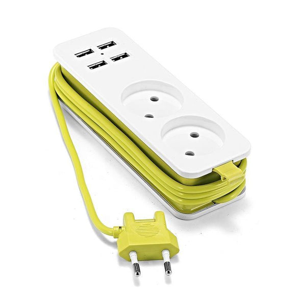 EU Plug USB Socket