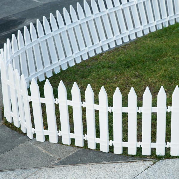 Plastic White Fence