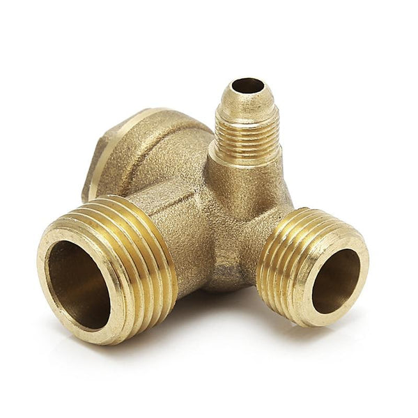 Check Valve Gold Tone