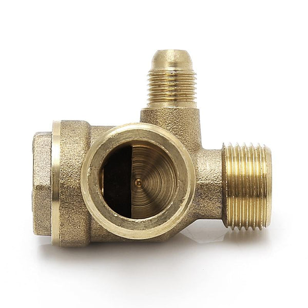 Check Valve Gold Tone