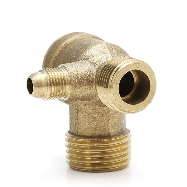 Check Valve Gold Tone