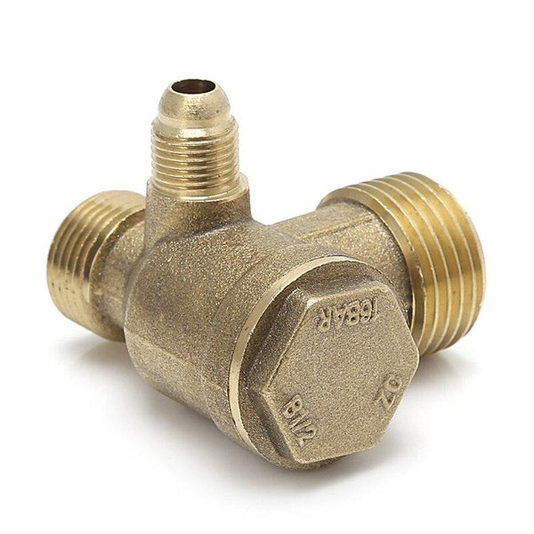 Check Valve Gold Tone